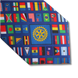 Rotary Global Flag Tie