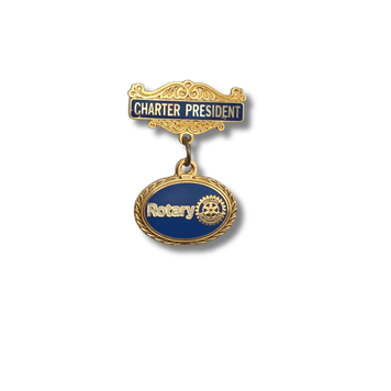 Rotary Club Charter President Lapel Pin