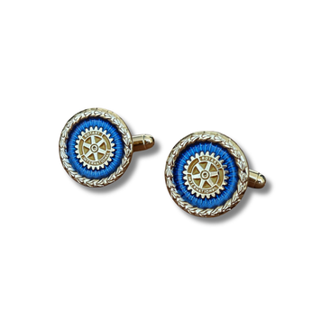 Rotary Cufflinks, gold